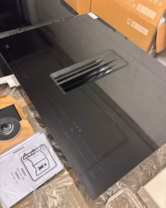 Piano induzione AEG NCH74B01CB con Cappa Integrata
