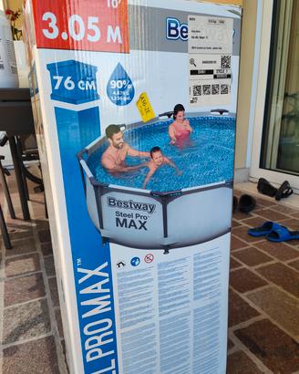 Piscina Bestway Steel Pro Max 3,05m x 76cm