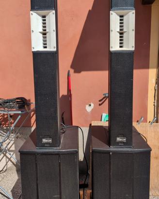impianto audio line array attivo Biema Usa 