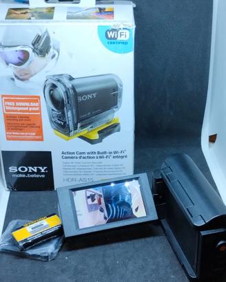 action cam Sony HDR AS 15 +  AKA-LU1