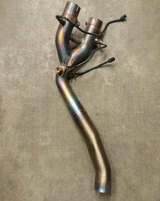 Tubo scarico racing titanio yamaha r1 2015 2024