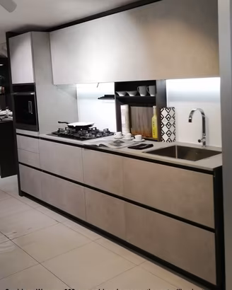Cucina Snaidero Way cm. 300 finitura grigio pietra