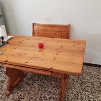 cucina in legno massello anni '90