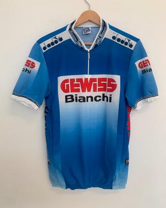 Maglia Ciclismo Vintage Gewiss-Bianchi 1987