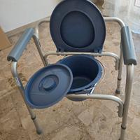 SEDIA WC PER ANZIANI E DISABILI