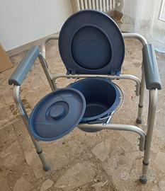 SEDIA WC PER ANZIANI E DISABILI