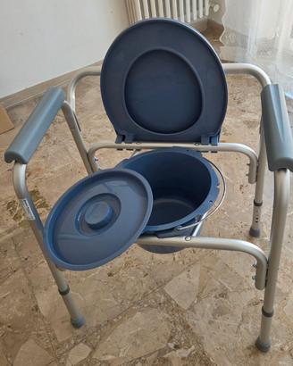 SEDIA WC PER ANZIANI E DISABILI