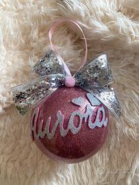 Pallina natalizia con nome