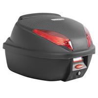 Bauletto e schienale scooter moto 35 litri univers