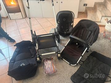 Passeggino Trio Bugaboo Camaleón 3 Plus Nero