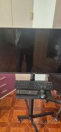TV LED 32" + Mini Pc, tast. e mouse wir. + supp.tv