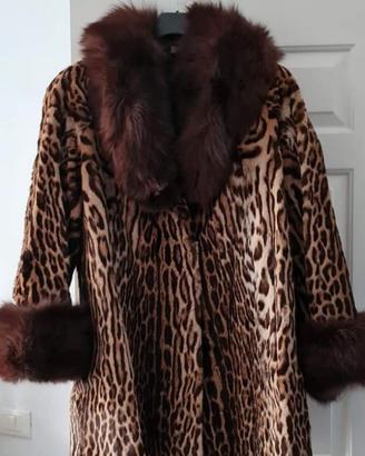 pelliccia vintage anni 60 maculata