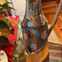 Brocca decorativa in ceramica dipinta a mano 