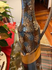 Brocca decorativa in ceramica dipinta a mano 