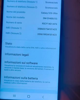 smartfone s26 ultra 