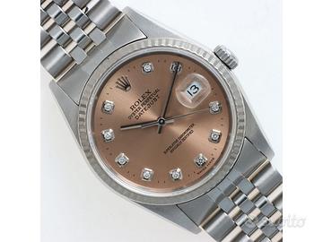 Rolex Datejust 36 Salmone Brilli Full Set 2003