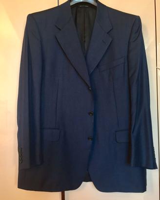 Giacca Canali uomo tre bottoni col. blu Tg.56