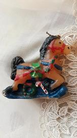 cavalluccio pony in cera candela