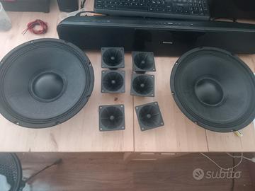 subwoofer e  tweeter