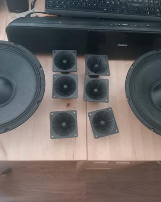subwoofer e  tweeter
