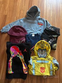 Felpe Nike/Brawl stars/transformers Bimbo 8 anni