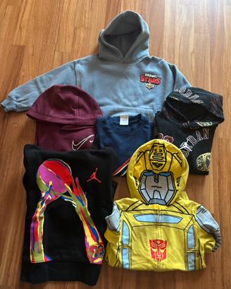 Felpe Nike/Brawl stars/transformers Bimbo 8 anni
