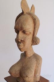Statua in legno " Etnica "