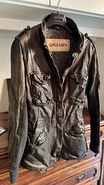 Giaccone in pelle da donna