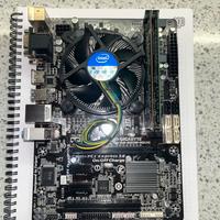 Scheda madre Gigabyte Ga-b85m-hd3g + 8 gb ram + i5