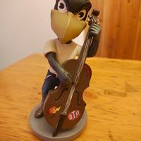 Statuina con testa snodata "Bobblehead" Rockabilly