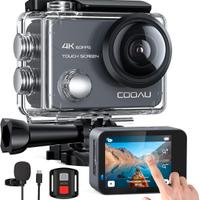 COOAU Action Cam Nativo 4K +TEKCAM Kit Accessori
