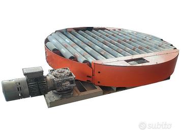 Tavola rotante per deviazione pallet USATA