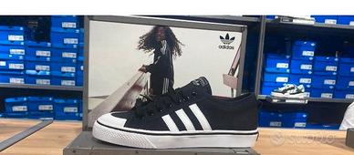 Adidas Nizza scarpe nera/bianca nuova n40