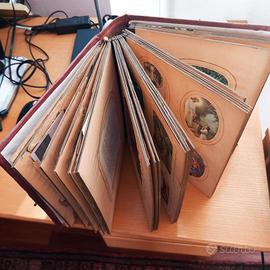 ANTICO ALBUM PORTAFOTO \ IMMAGINETTE SACRE