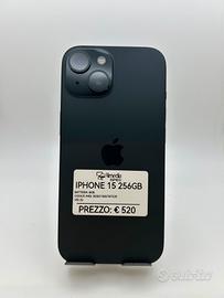 iPhone 15 256GB nero usato garanzia 