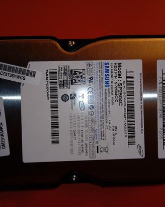 samsung SP2504C Hd solido 250gb