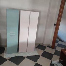 Mobile bagno con colonna singola e doppia 