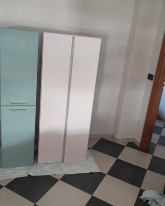 Mobile bagno con colonna singola e doppia 