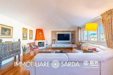 Attico con terrazza panoramica in zona residenzial