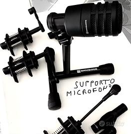 Microfoni professionali per batteria acustica.