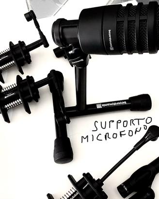 Microfoni professionali per batteria acustica.