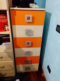 cassettiera per cameretta 