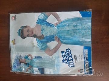 vestito carnevale principessa delle nevi 