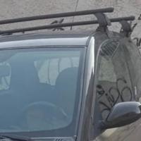 3 paia portapacchi da tetto per auto