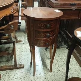 TAVOLINO TONDO 3C INTARSIO