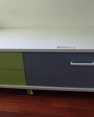 Struttura con cassetti letto singolo ragazzo
