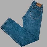 Jeans Vintage Lee Dritti Lavaggio Blu W28 L32