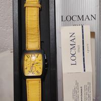 Orologio vintage Locmann sport giallo
