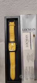 Orologio vintage Locmann sport giallo
