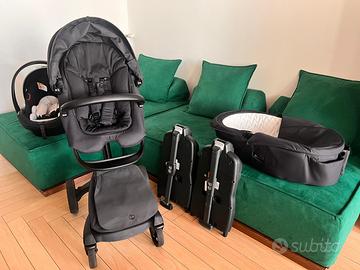 Trio Stokke Xplory X + 2 basi isofix